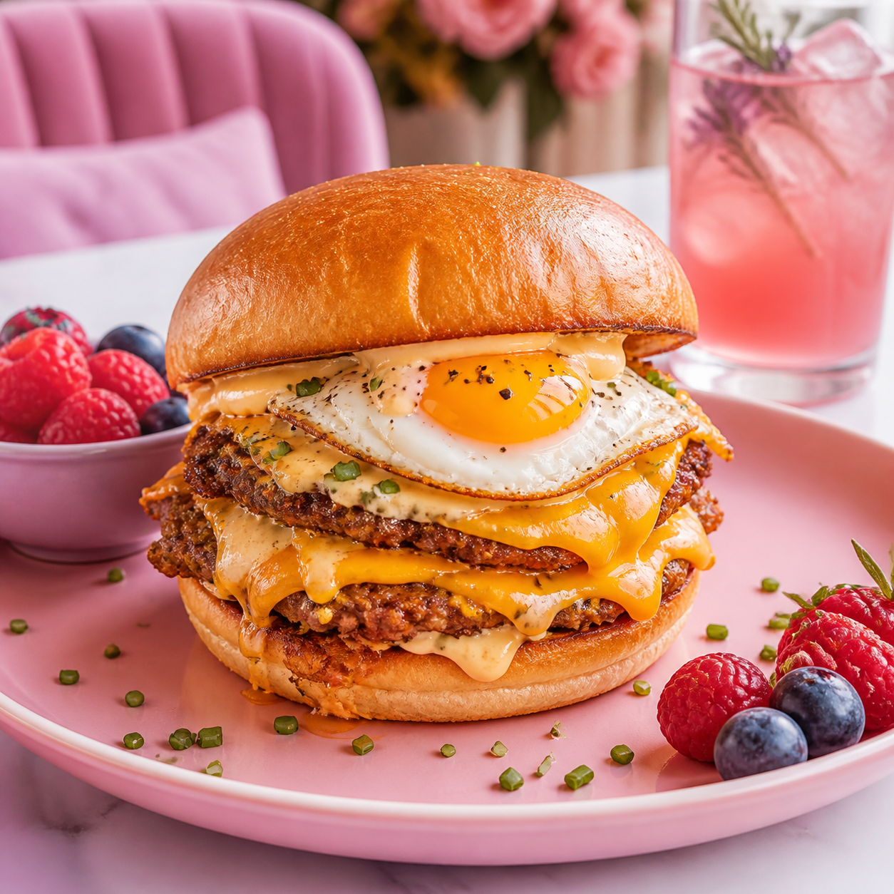 Burger brunch